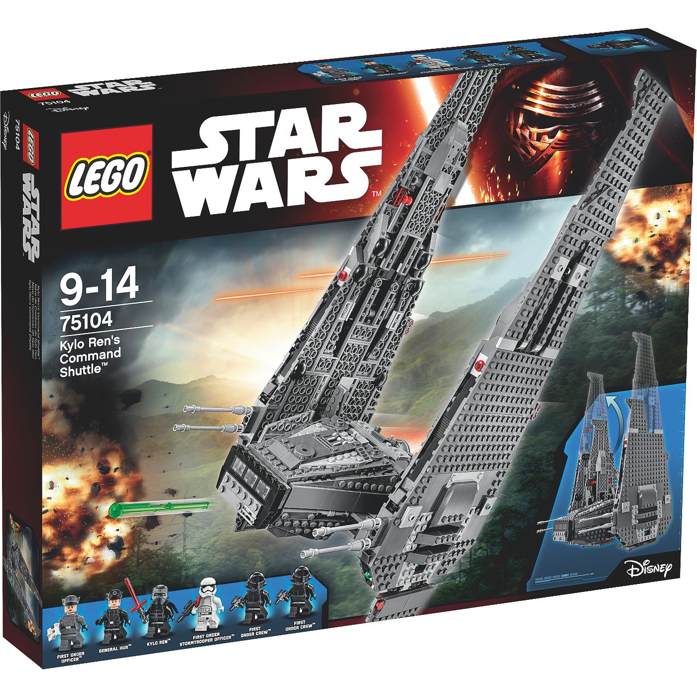 Lego Star Wars 75104 - Kylo Renes Command Shuttle - Hračky Domino